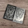 custom laser engraved aluminum card design