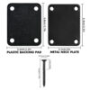 laser engraved guitar neck plate dimensions