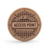 City of Coffee Manhole Cover | 4pk Cork Coasters | GL Original Designs