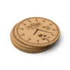 It's 5 O'Clock Everywhere | 4pk Cork Coasters | GL Original Designs